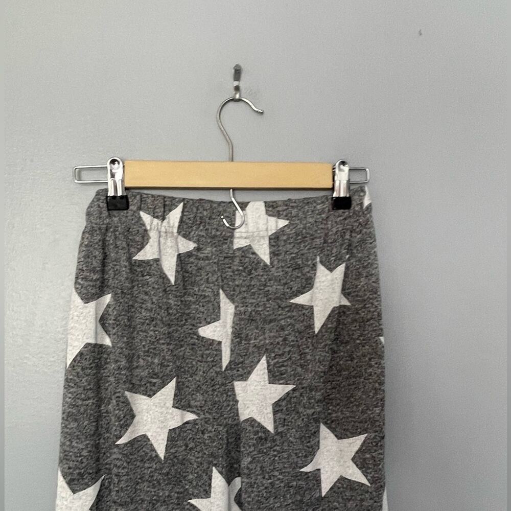 Pretty Little Thing grey white star pj pant joggers M - Picture 5 of 7